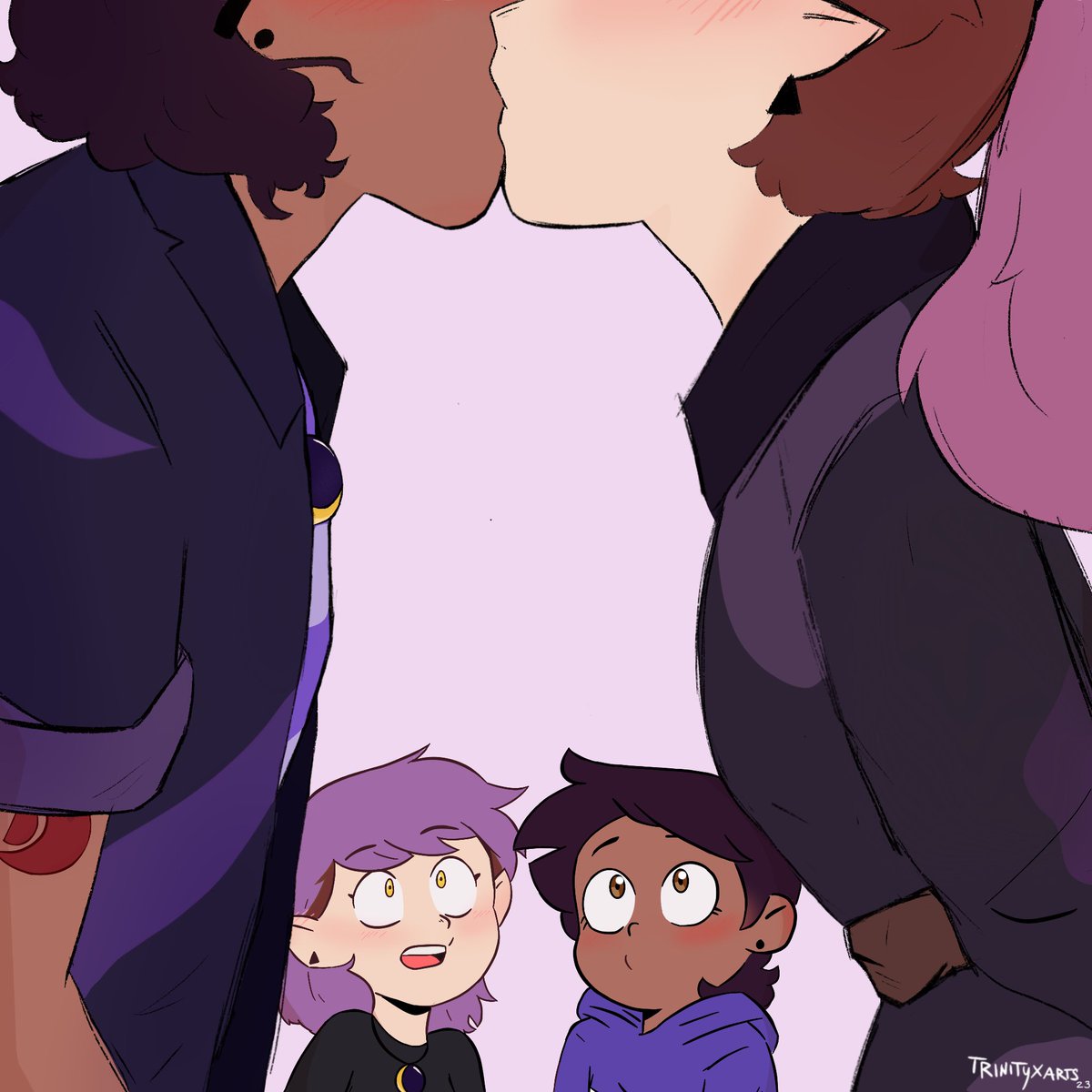 Trinityxarts's tweet photo. Gonna miss this two sweet potato 💜 / Voy a estrañar a las dos batatitas 💜 
@DanaTerrace @snarklator #toh #lumity #luznoceda #amityblight #theowlhouse #bye https://t.co/7yXxrAdPZJ