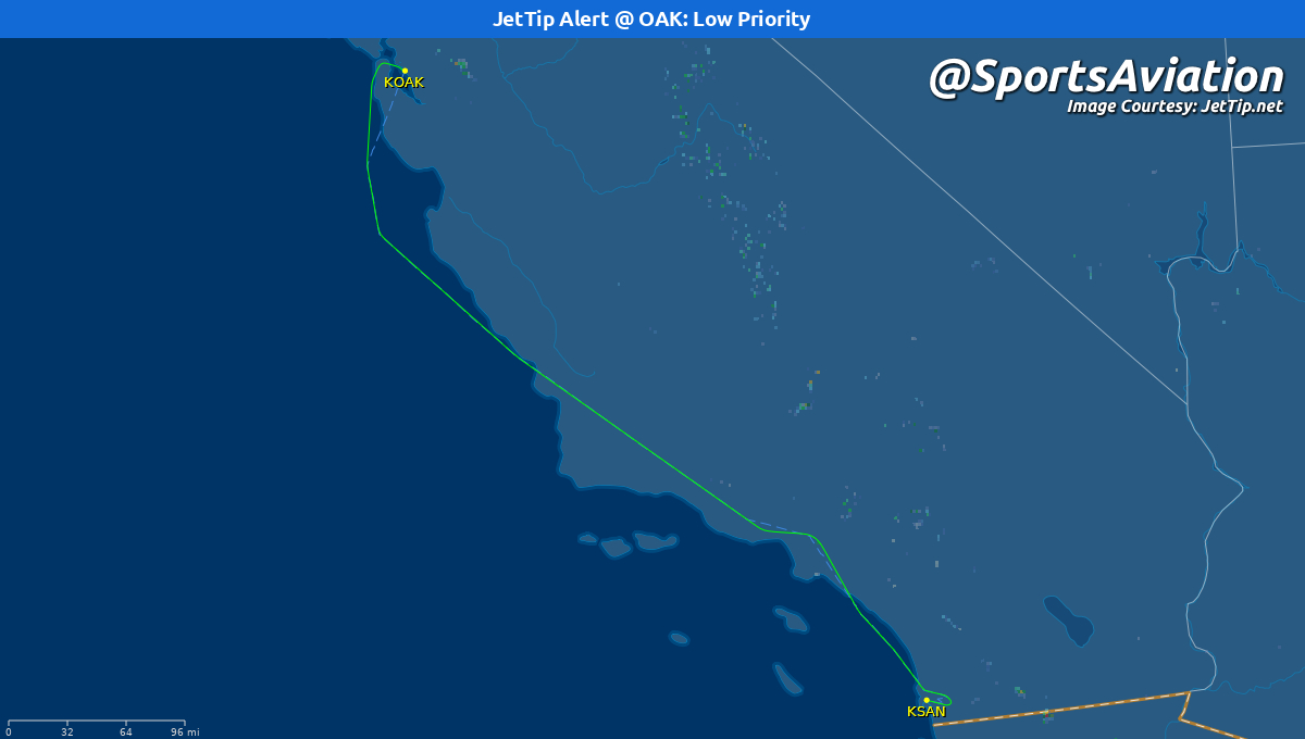 ⚾️ Cincinnati Reds (@Reds) #ATOBTTR 🆚 2-1 @ Oakland #Athletics #CINvsOAK ⏭️ 3 @ San Diego Padres #BringTheGold #CINvSD ✈️ N655DL | DAL8879 | B752 🛫 OAK - 6:18 pm PT (Sun.) 🛬 SAN - 7:34 pm PT (Sun.) 📡 Tracking: jettip.net/airport/ksan/1…