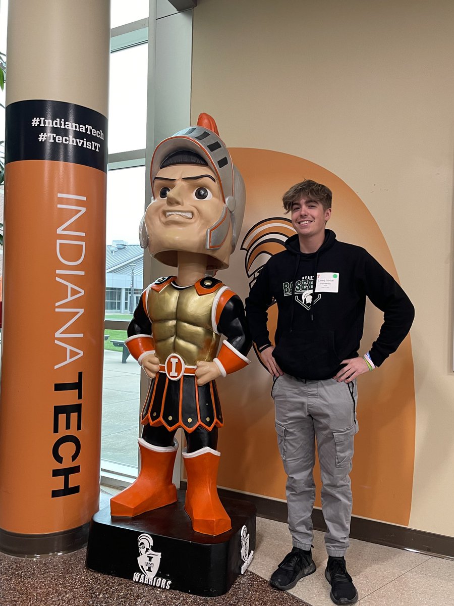 zakary_sahloff's tweet photo. Took a visit to the @INTechWarriors campus recently for their Explore IT event! Amazing baseball/bowling programs, great student life, and even better engineering programs! Thank you for this great opportunity, go Warriors!🧡🖤
@INTechBowling 
@INTechBaseball 
#ExploreIT https://t.co/wveXpjFSpR