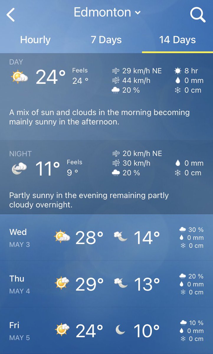 FaridForoud's tweet photo. It’s an amazing hot week in Edmonton for first week of May!!! #yeg #sunshine #heat #SummerVibes https://t.co/buhLOdADWj