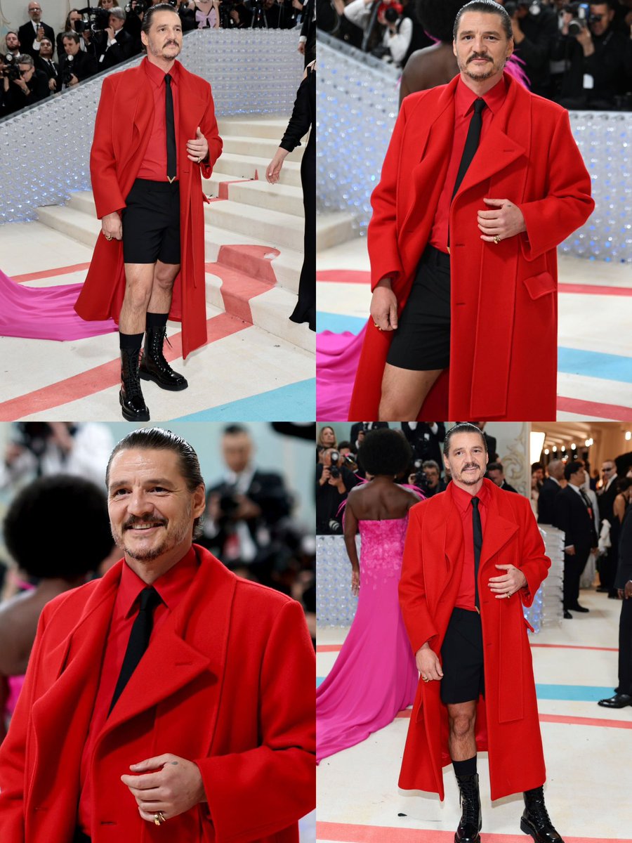 MrEAnders's tweet photo. I’m reacting to Pedro Pascal’s knees the way Victorian men responded to a glimpse of ankle https://t.co/4CbajMbRlW
