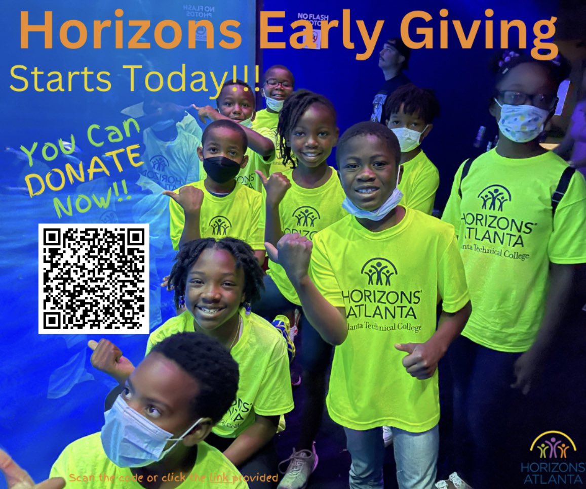 HorizonsATC's tweet photo. Every May, Horizons Atlanta Atlanta Technical College brings together our community to provide summer learning opportunities for children in NEIGHBORHOOD through the Horizons Giving Day campaign. https://t.co/3DrqgT5u3s

#ExpandingHorizons https://t.co/6Z4xCGKMq2