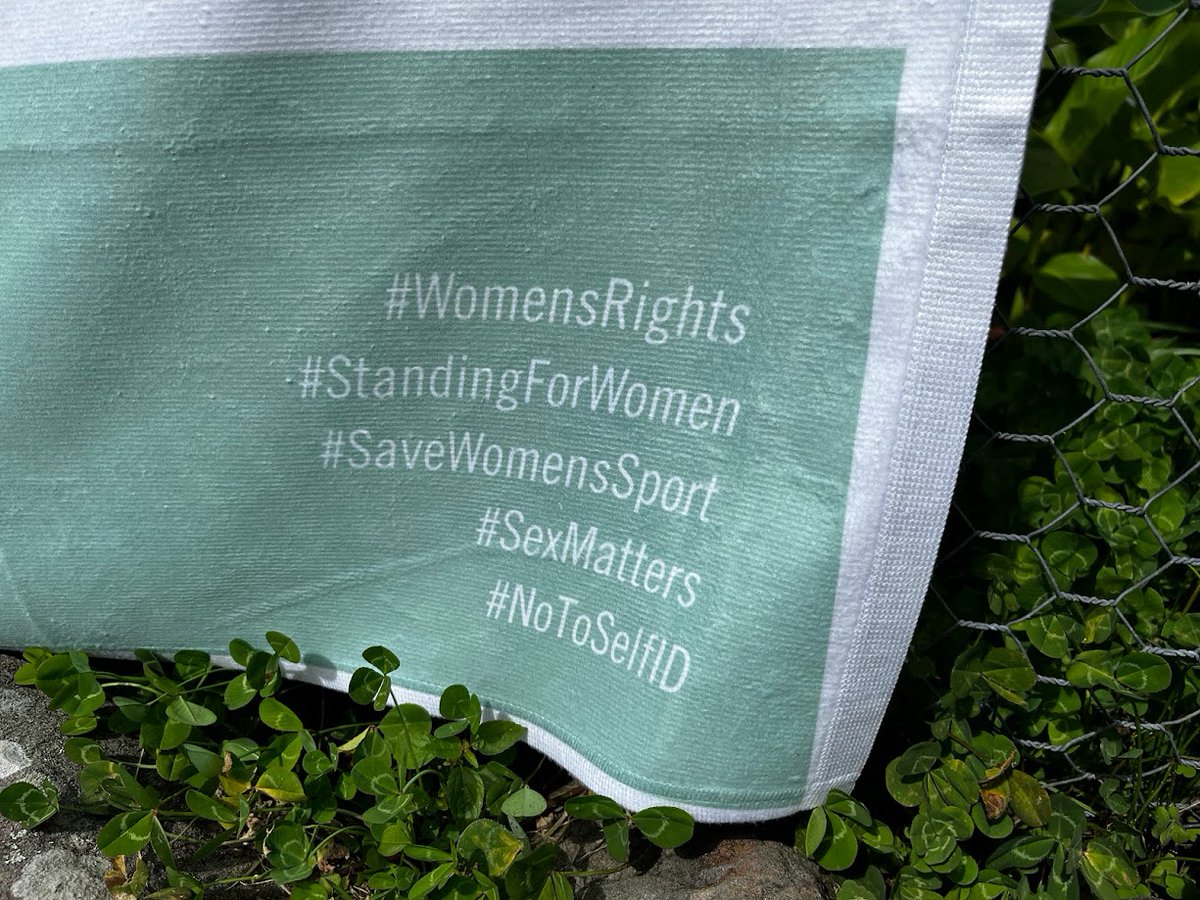 KirralieS's tweet photo. Great Mother's Day Gift Idea: 
Woman - Adult Human Female Beach or Bath Towel 
I LOVE my one. 

https://t.co/e6b61WYPY5 

#purple #green #woman #adulthuman #female #white #beachtowel #bathtowel #SaveWomensSports https://t.co/XVZIS2keiS