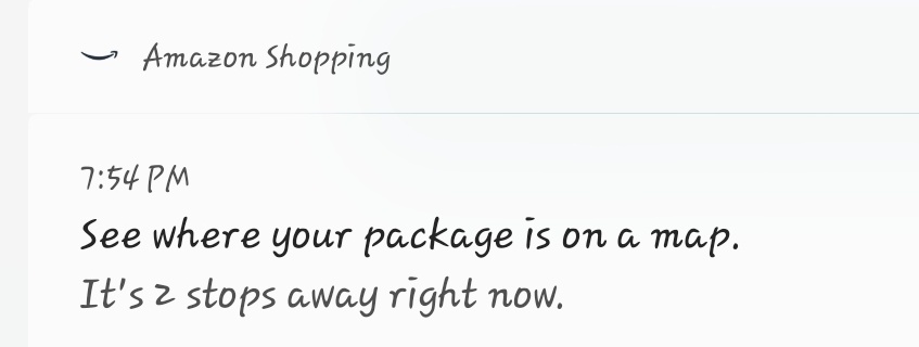LadyEDRW's tweet photo. @AmazonHelp Yes! I just finished chatting with a rep... I've been waiting for hours on my packages, the delivery window. Received notifications of the packages being 2 stops away but packages were never delivered. https://t.co/OnngFOGsv4