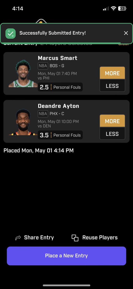 CashPropsLLC's tweet photo. 💰 Cash 4 power twos posted by @EyeQe today. Put some respect on his name 😤😤 #GamblingTwitter #PrizePicksNBA #NBAPlayoffs https://t.co/A6OpqUlRqx