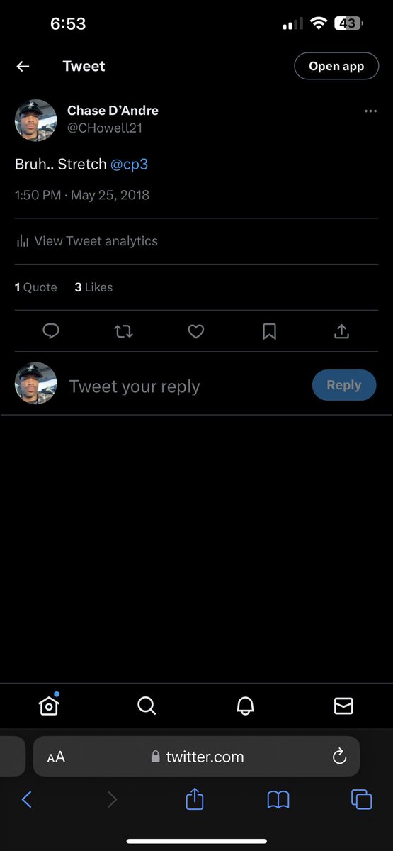 Chase Howell tweet media