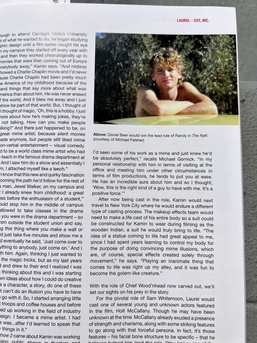 realdanielbeer's tweet photo. Pretty cool to be in the new book , The Making Of Creepshow2 . A learning experience. #horrormovies #HorrorFansUnite 
#horrorfilms #actorslife #horrorfilm #horrorcons #horrorclassic #horrornews #horrorhound #horrorcollector #creepshow2  #creepshow2theraft #danielbeer https://t.co/HDNr0OJ65T