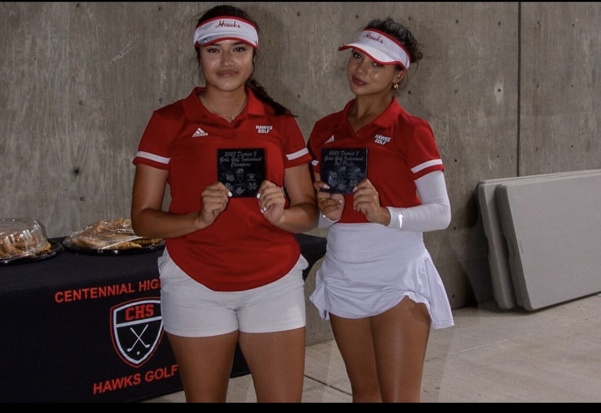 ChsHawkGolf's tweet photo. District 3-5A Top 3 Girls Individual Finishes

1st- Alex Armendariz 
3rd- Brooklynn Maes https://t.co/XM0H2Pn5be