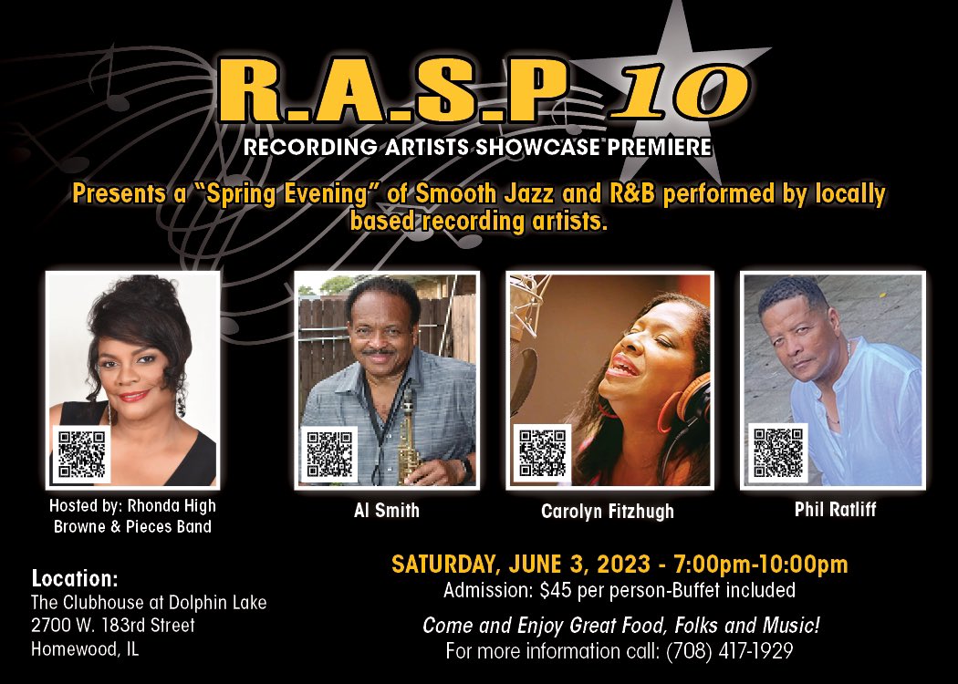 WedLoveNotes's tweet photo. Hello Music Lovers!
Hope all is well!
If you are available to attend RASP 10, please reserve seating by purchasing your tickets through cash app ($HiBrowne) or Zelle (708)417-1929. 
Look forward to seeing you there! Thank you!😊 https://t.co/IjnRkHcOso