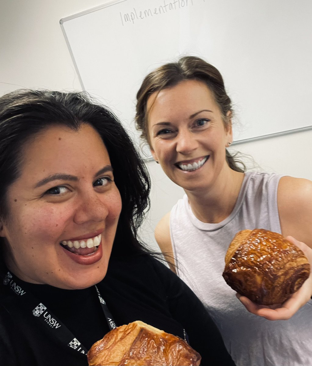𝐖𝐡𝐚𝐭 𝐠𝐞𝐭𝐬 𝐘𝐎𝐔 𝐭𝐡𝐫𝐨𝐮𝐠𝐡 𝐠𝐫𝐚𝐧𝐭 𝐰𝐫𝐢𝐭𝐢𝐧𝐠?! 

For the i2i team, 🍫🥐 from our local bakery are pretty high on the list of motivating tools! 🤤

#AcademicChatter #NHMRC #MRFF #implementationscience #implementation2impact