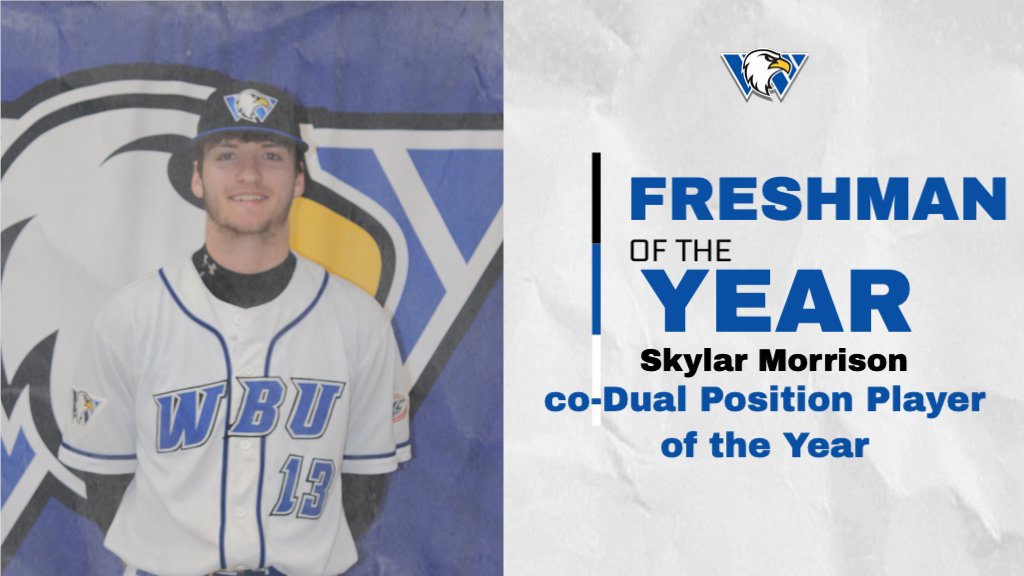 Congratulations to Skylar Morrison on being the AMC Freshman of the Year and co-Dual Position Player of the Year! #WBUEagles #WingsUp

🔗 bit.ly/4276yR6