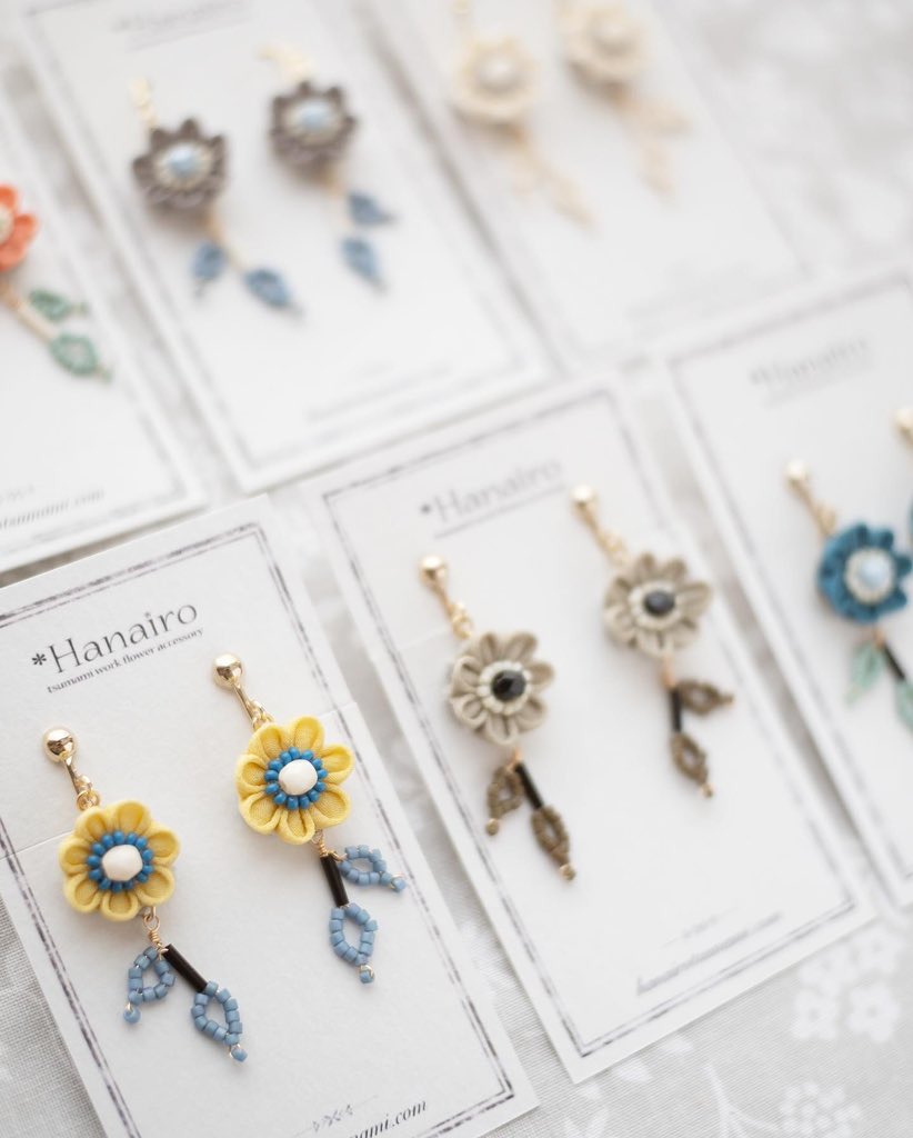 *Hanairo つまみ細工 tweet media