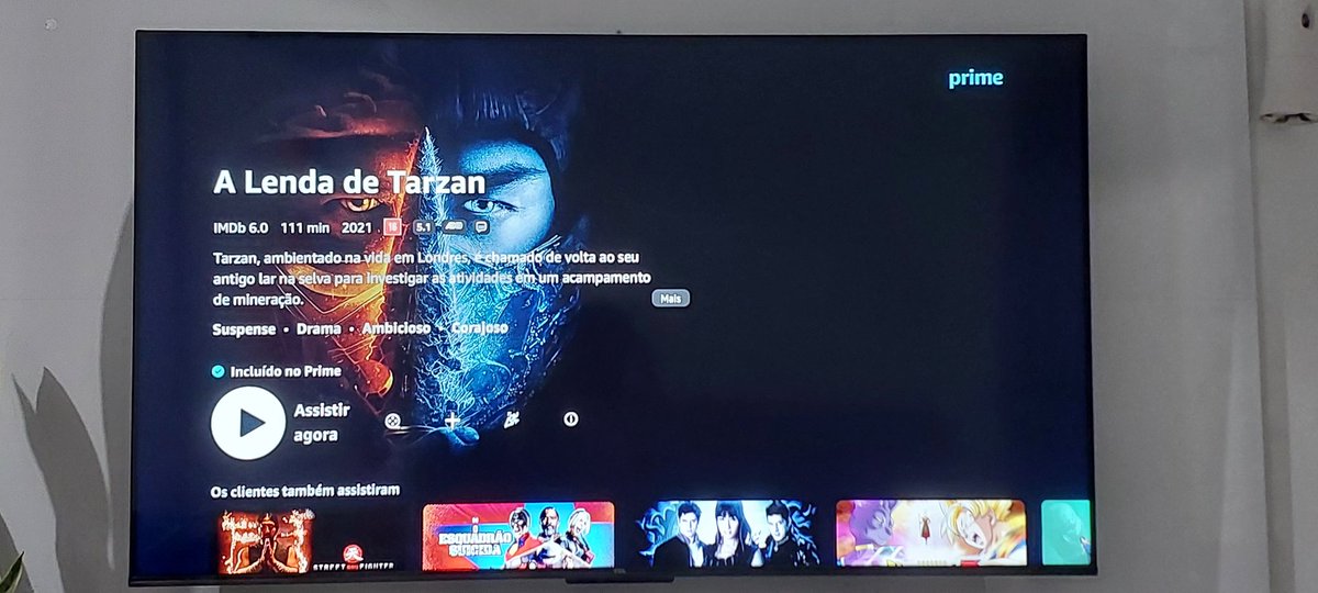 MateusSatir0's tweet photo. @PrimeVideoBR @PrimeVideo achei um erro na sinopse do filme de mortal kombat kkkkkk não lembro de Tarzan  no jogo nem nos filmes antigos! https://t.co/WvLI7Iw1Ei