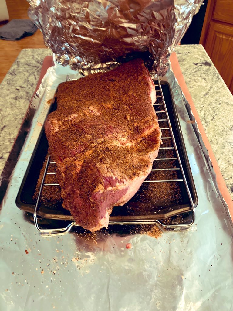stemwerx's tweet photo. @Brian_Murphy_ @TraegerGrills 14 pounder this weekend as well meat church recipe https://t.co/R8O1Jeg2HR