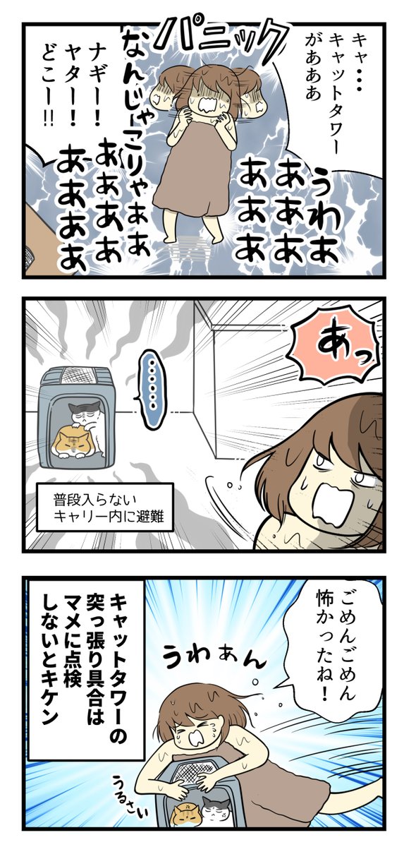 家中に響き渡ったすごい音の正体  #漫画が読めるハッシュタグ #エッセイ漫画