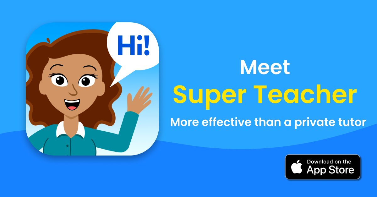 After 18 months in development, I'm so proud to finally have launched @getSuperTeacher. Unlimited conversational lessons in reading, math, poetry, science, social-emotional skills and more, for ages 3-8. All for under $10/month. getsuperteacher.com