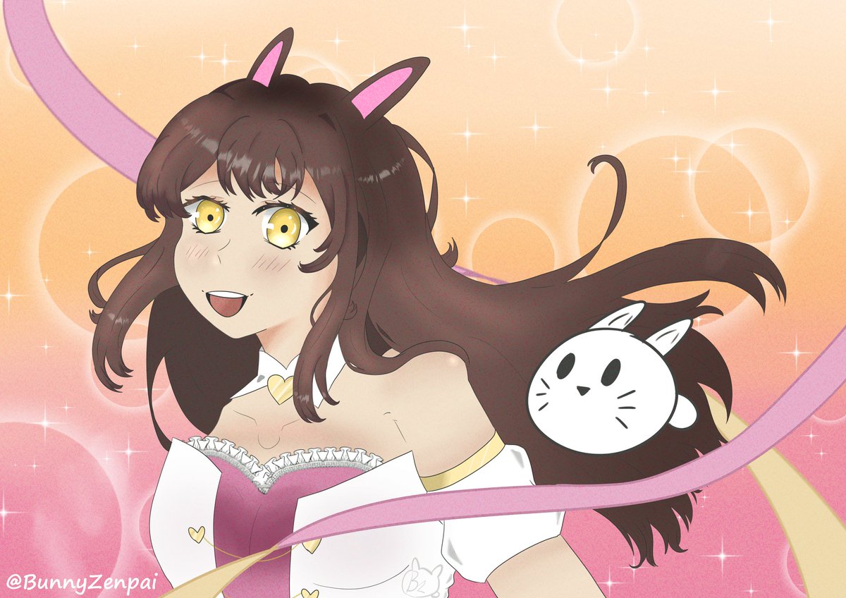 BunnyZenpai's tweet photo. It's been 2 years since I did my very first comic which was about me failing as a magical girl! On the left was my design of me and what I could look like. On the right is the redesign ❤️ ✨️ 

#art #ArtistOnTwitter #anime #magicalgirlmay #magicalgirl #bunnygirl https://t.co/XEekMEivI8