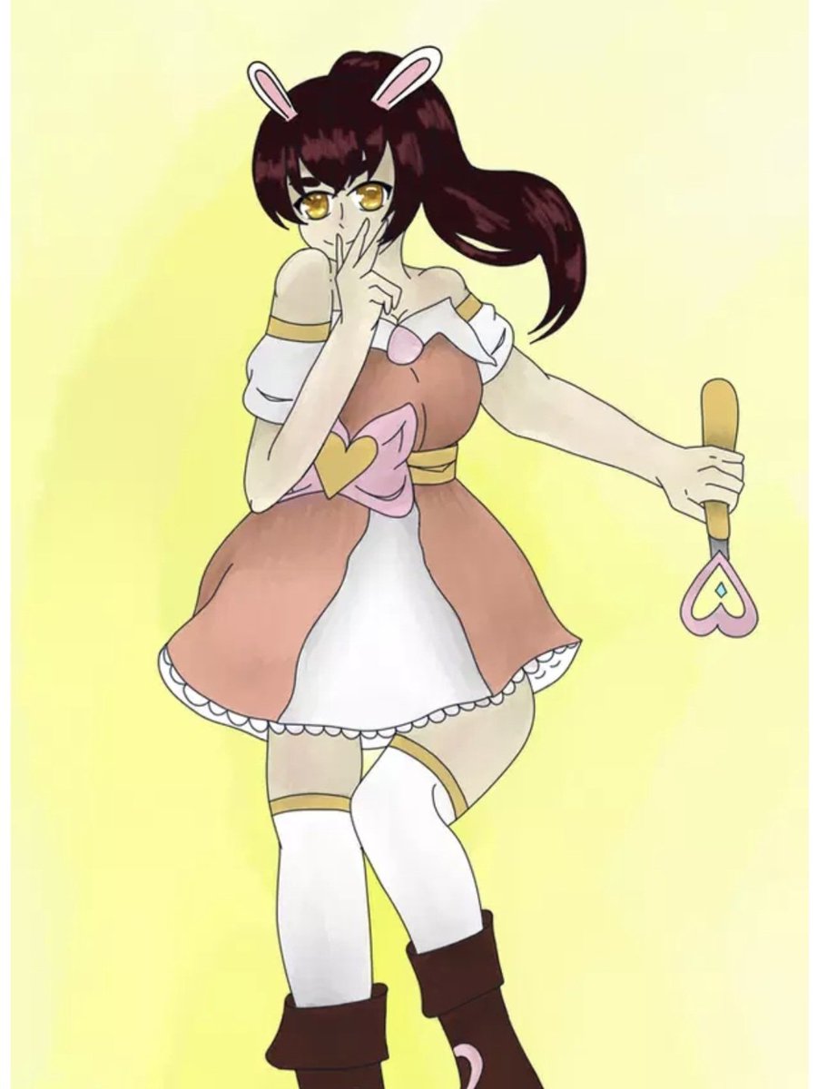 BunnyZenpai's tweet photo. It's been 2 years since I did my very first comic which was about me failing as a magical girl! On the left was my design of me and what I could look like. On the right is the redesign ❤️ ✨️ 

#art #ArtistOnTwitter #anime #magicalgirlmay #magicalgirl #bunnygirl https://t.co/XEekMEivI8