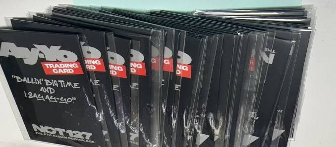 MoonsunGO_'s tweet photo. WTS TC Ay Yo B Version NCT 127 sealed

💰 75k/ea
DP 50k/ea 

#moonsunstocks_ #NCT127 #pasarNCT #WTs https://t.co/T3bSROIKrq