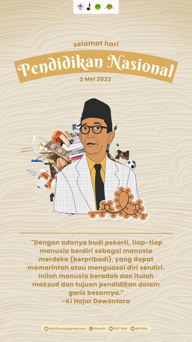 dkcSolo's tweet photo. [Selamat Hari Pendidikan Nasional]📚

DKC Kota Surakarta mengucapkan
Selamat Hari Pendidikan Nasional 2 Mei 2023 https://t.co/PV3C1bslaf
