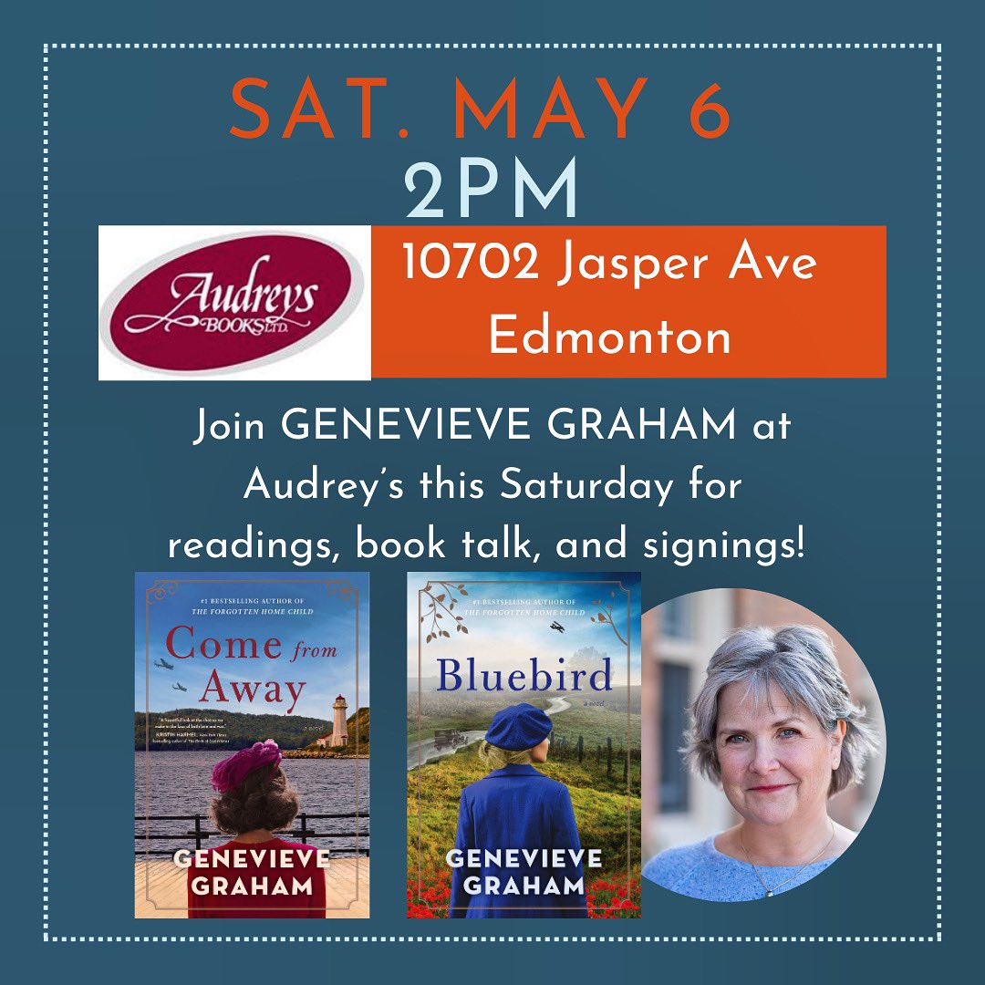 If you’re in the Edmonton area, I hope you’ll join me!