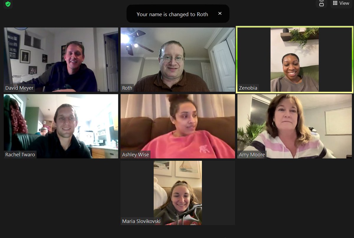 Spending an evening with the team! All-time Miami group!