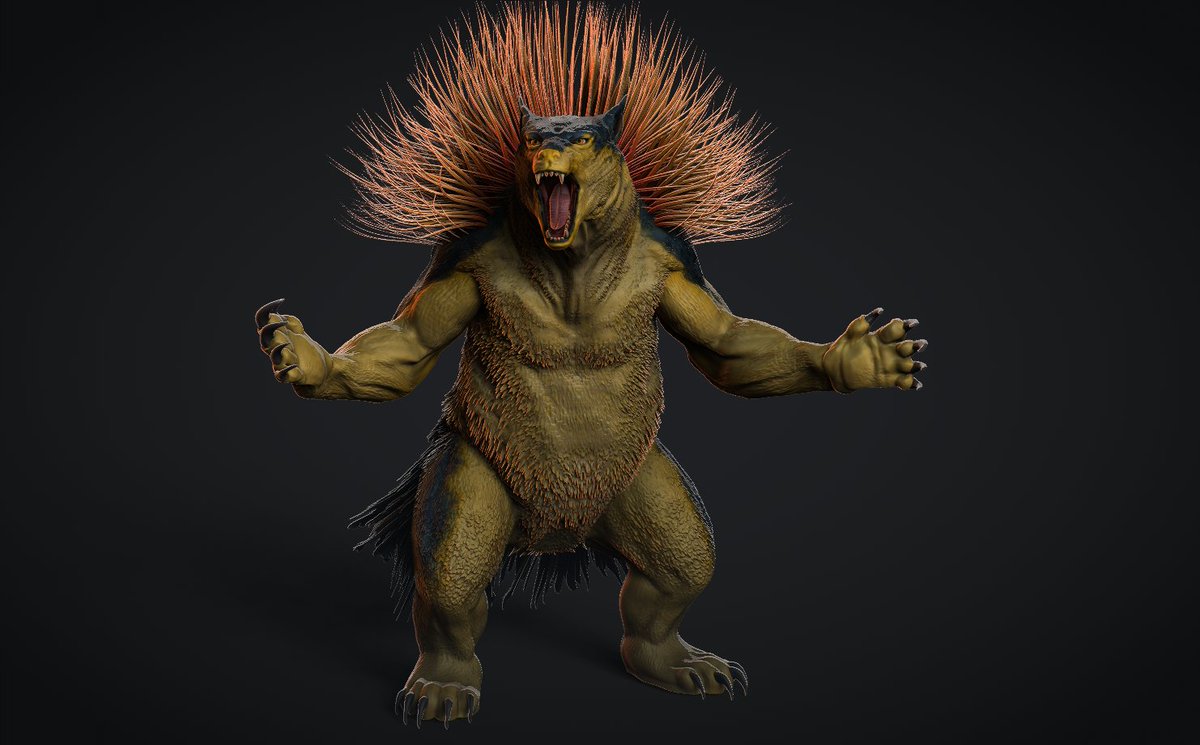 vankev's tweet photo. Days 2 #Typhlosion
#pokemay2023 #challenge #monthchallenge #Pokemon #pokemongo #pokemay #pokemay2023 #art #artist #promptlist #pokémonpromptlist #zbrush https://t.co/MnASXb68fD