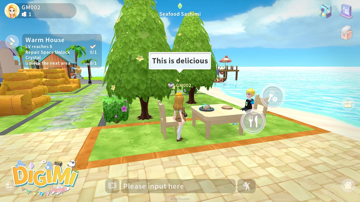 DigimiGame's tweet photo. @devsanddorks Check out Digimi! A cozy life simulation mobile game that allows you to build and meet new friends in game 😊

#indiegames #cozygame https://t.co/PqPeQT5XHR