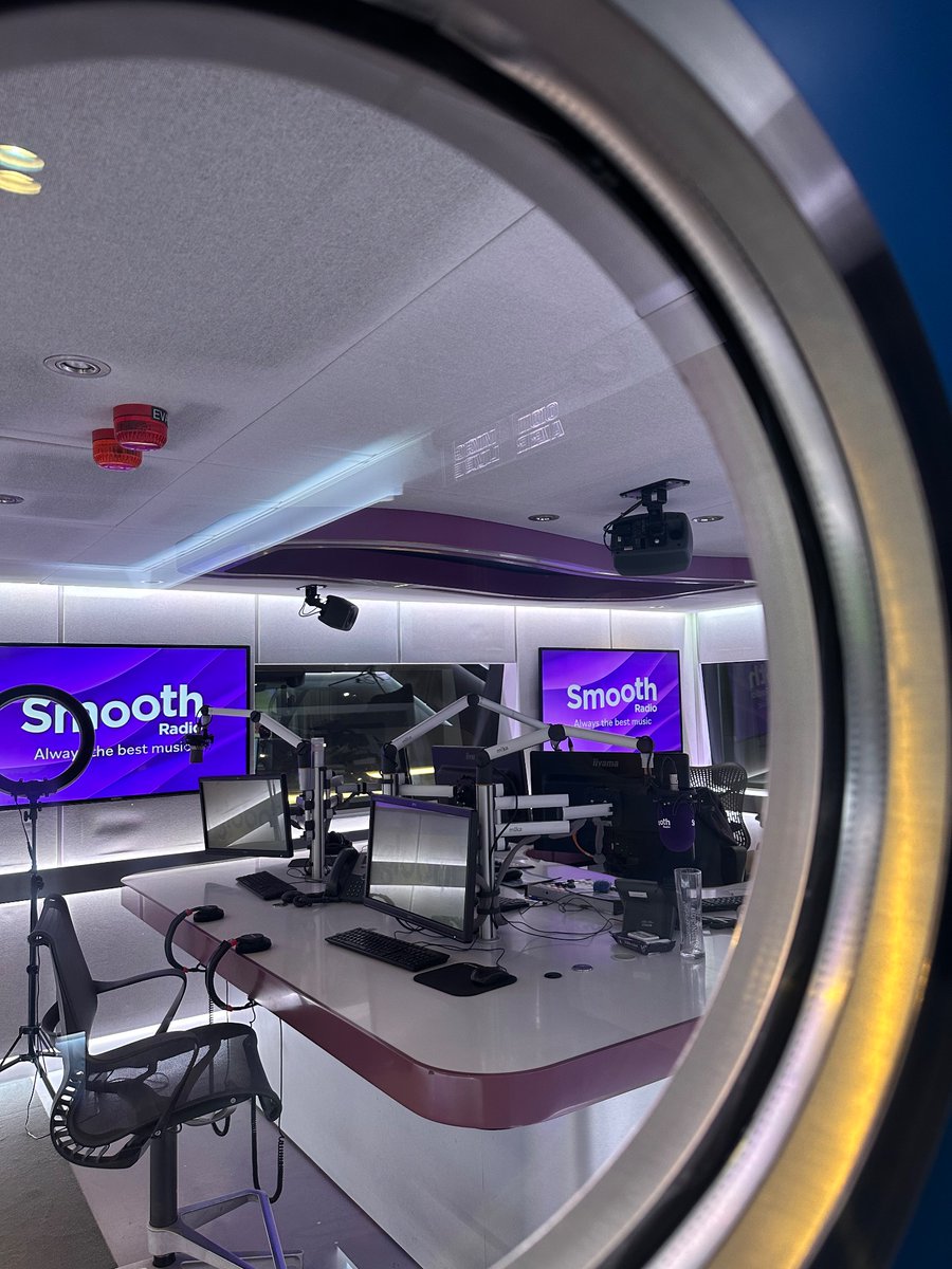 It’s great to be back on-air tonight @SmoothRadio.