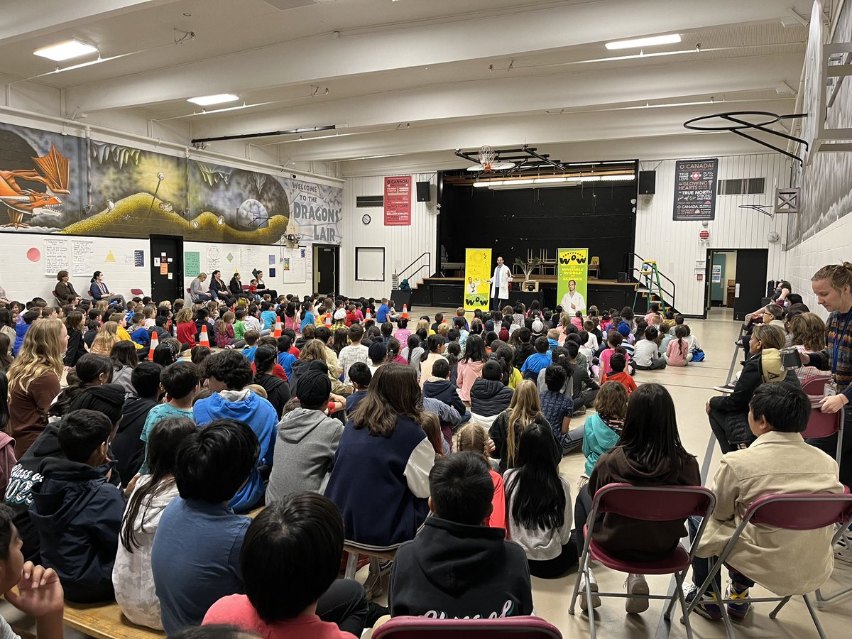 Professor Wow taught science with a force at Devon Gardens. A big thanks to the PAC!!