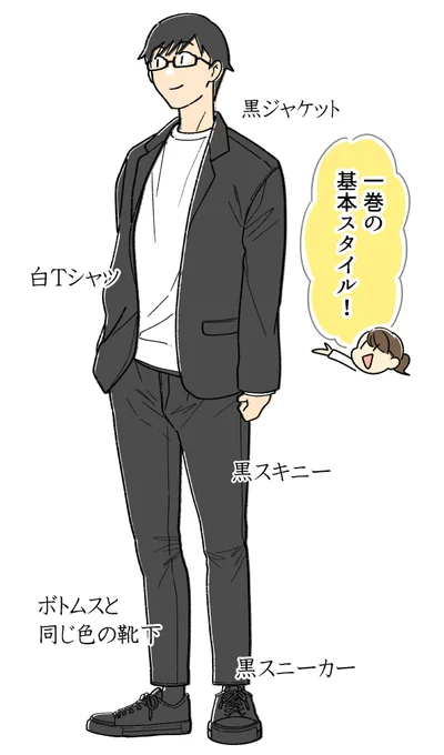 今も基本スタイルはブレないと考えていますが、連載当時2015年なのが気になるという声も時々聞こえてくるので2023年の流行のアドバイスをMBさんから貰ってきました!🧐オーバーサイズシルエットだ!👕👕👕👖👖👖