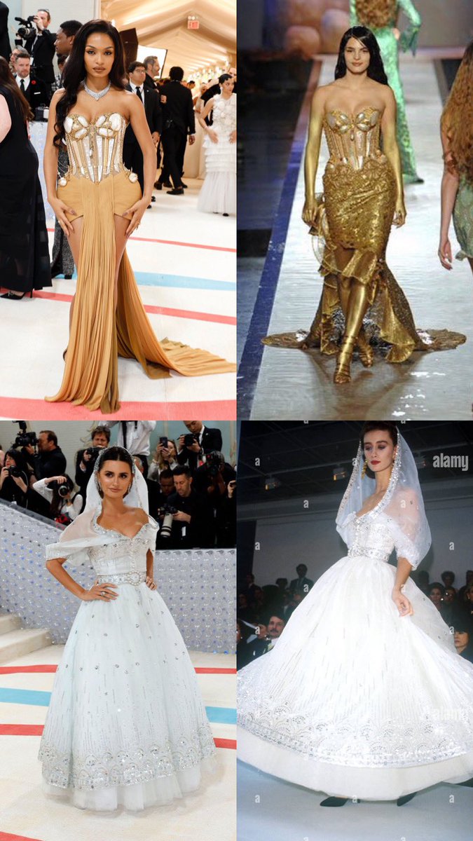tinimcnuIty's tweet photo. que placer cuando SI cumplen con la temática #MetGala https://t.co/4AMHwrM5rK