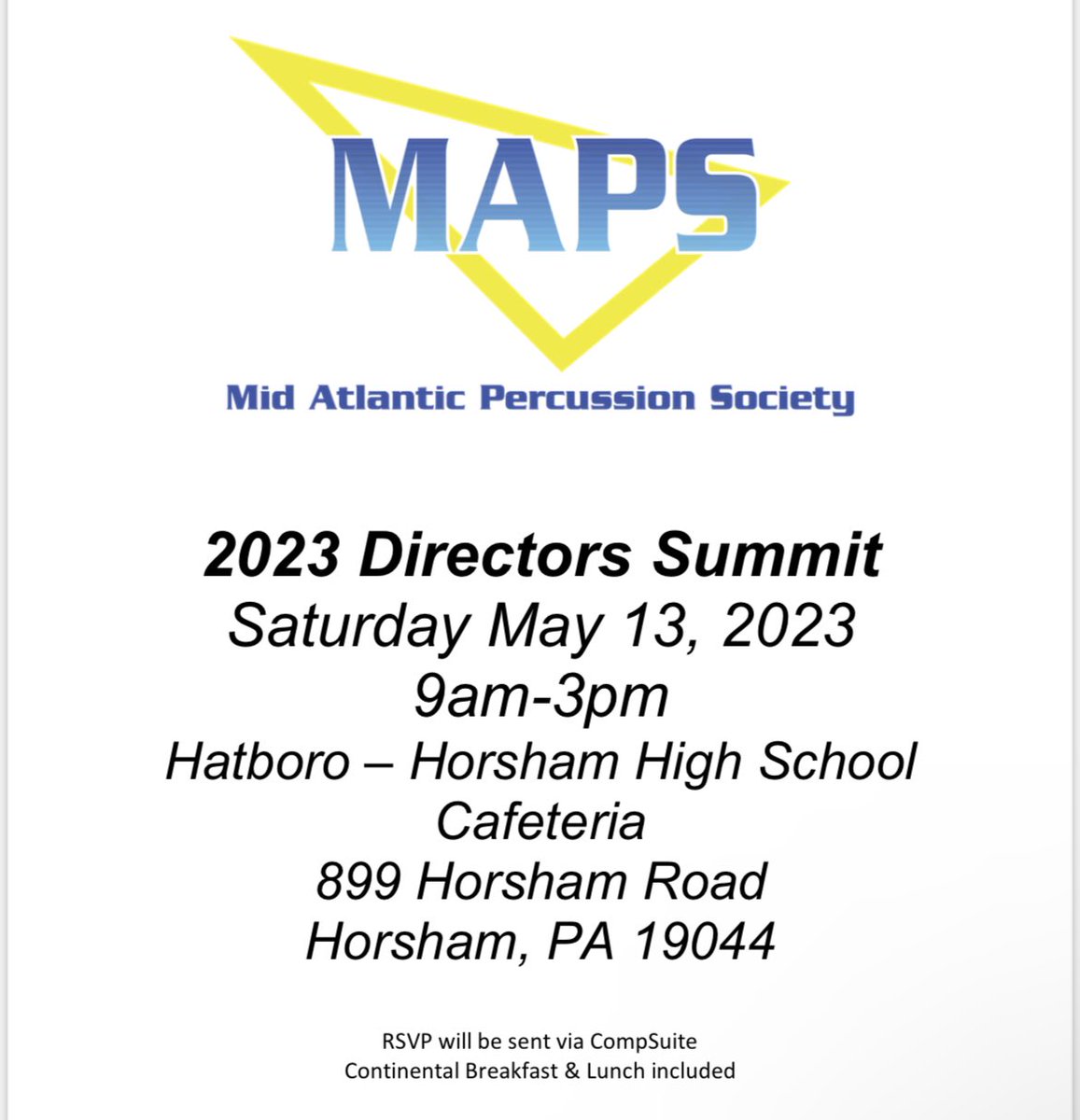 Mid Atlantic Percussion Society tweet media