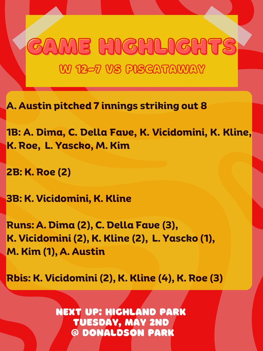 EHS_Softball1's tweet photo. 🥎🔥Player of the Game &amp; Game Highlights🥎🔥 https://t.co/quJuukcaEI