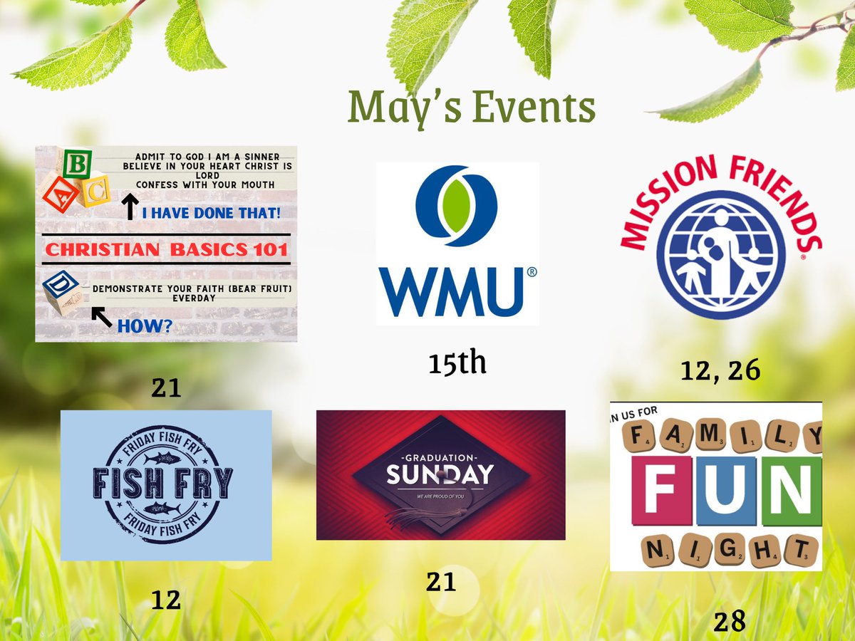 MainStreetBapt's tweet photo. This month’s events at MSBC, come and join us! https://t.co/J7nysUHvLR