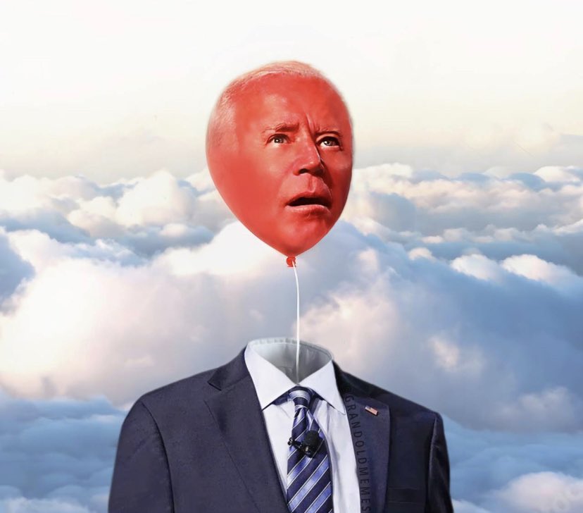 KCPayTreeIt's tweet photo. Live look-in as Bitler tracks another spy balloon 💭🤣😂😭 https://t.co/BeSgVG4UWS