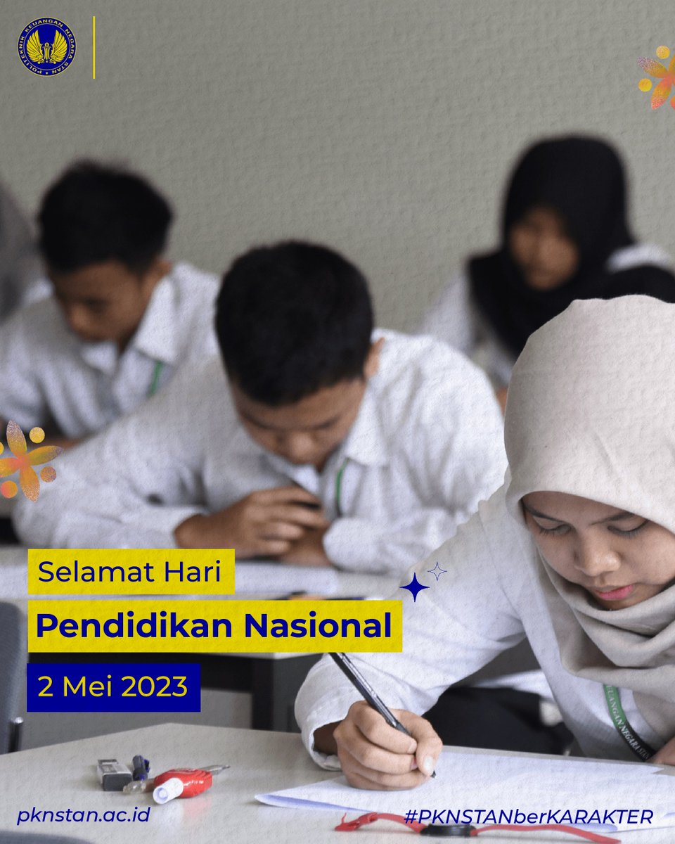pknstanid's tweet photo. "Dengan ilmu kita menuju kemuliaan"
- Ki Hajar Dewantara

Selamat Hari Pendidikan Nasional 🇮🇩
Mari Bergerak Bersama Semarakkan Merdeka Belajar

Apa cita-cita dan mimpi kalian tentang pendidikan, Staners? 😊

#PKNSTANberKARAKTER https://t.co/dSen7N1lRr