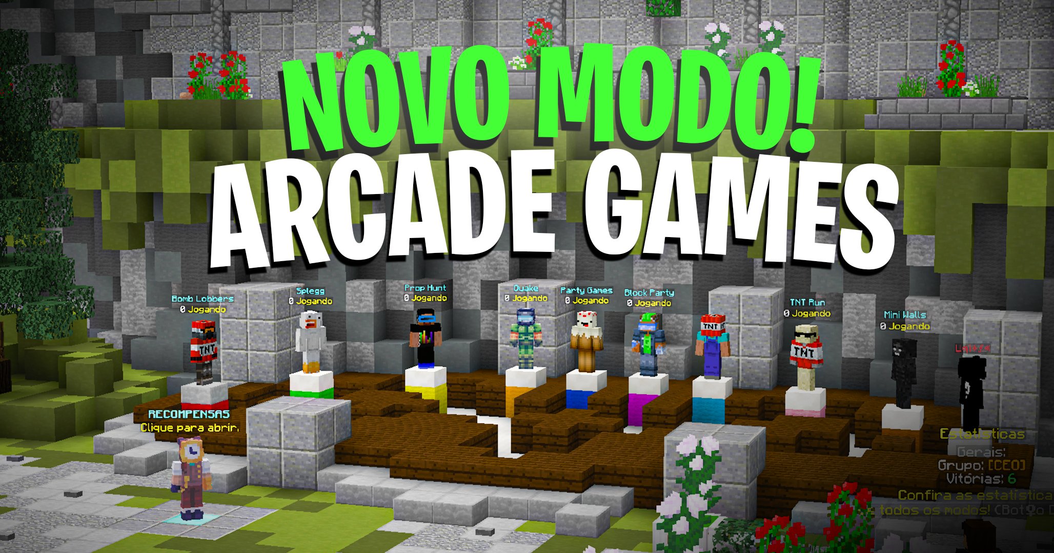 JOGANDO COM AMIGOS E INSCRITOS ONLINE ! MINECRAFT BADROCK 