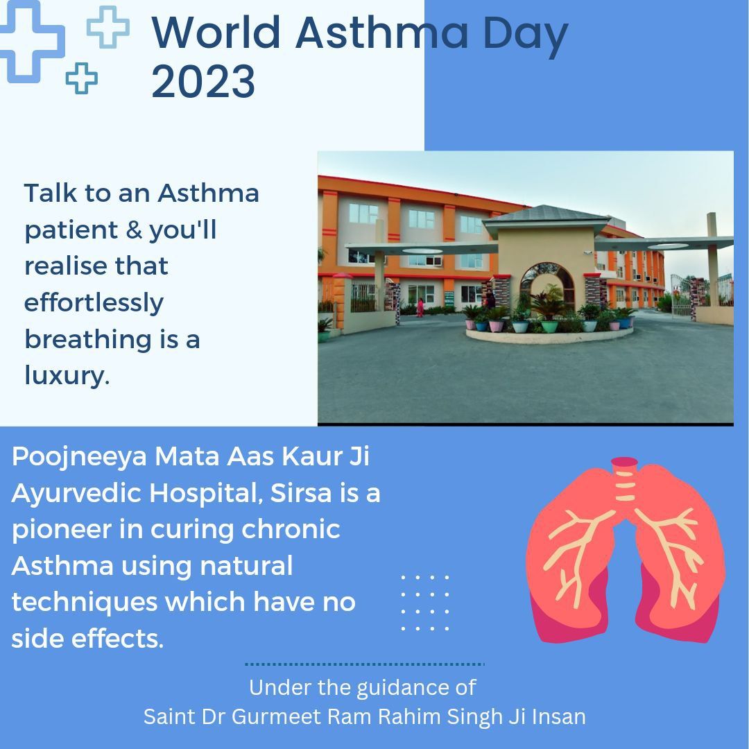 PrernaInsa1's tweet photo. Pranayam +Meditation have the ability to cure the biggest diseases.With the breath control technique have recovered thousands of patients from Asthma and no longer need inhaler. It has become possible due to the heath tips given by Saint Gurmeet Ram Rahim Ji.
#WorldAsthmaDay https://t.co/GfSgtMo1Q0