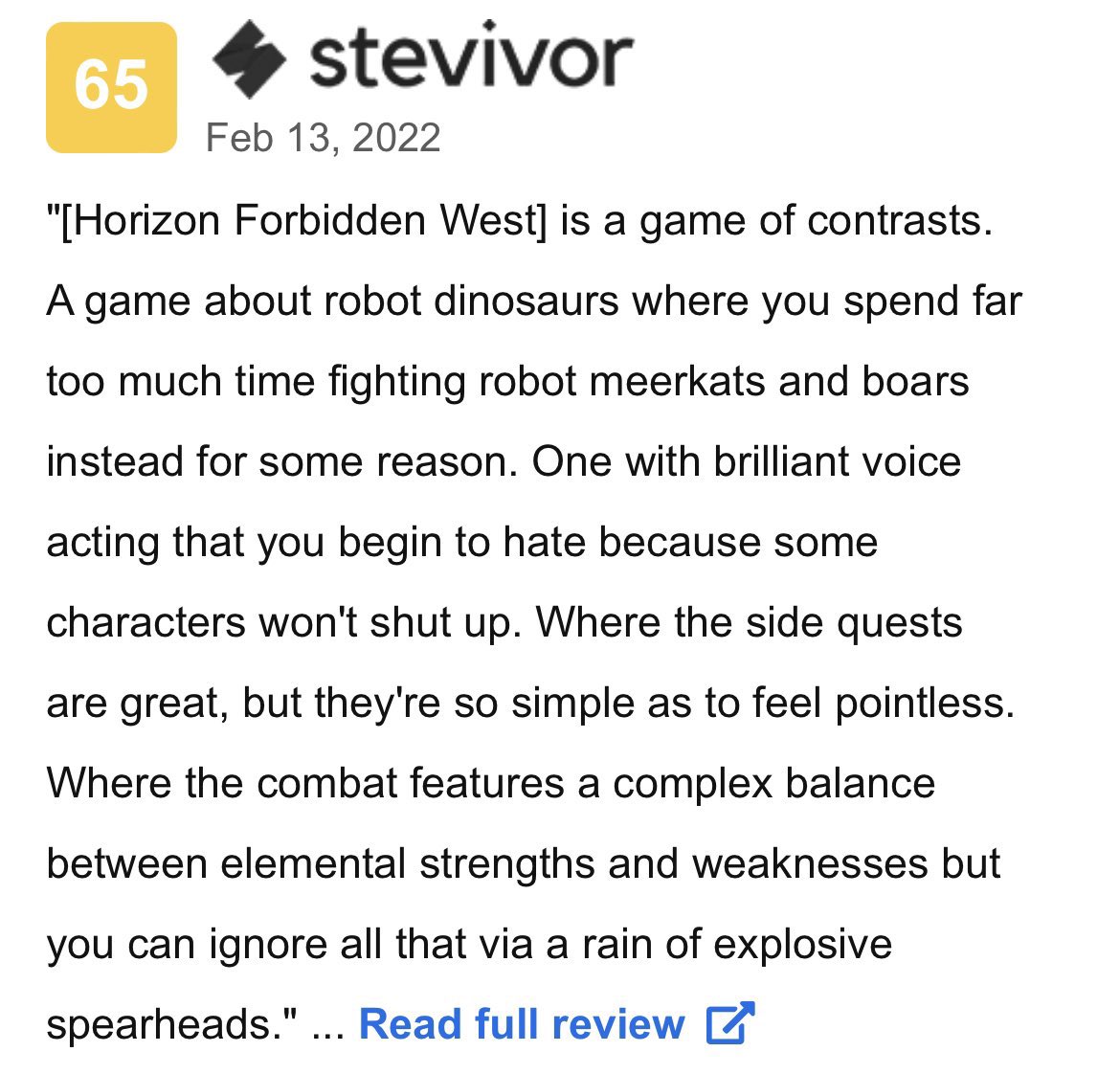 Stevivor's Best PlayStation Game of 2022