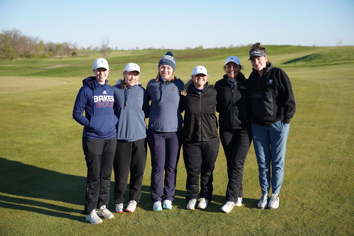 WGOLF: After day one action, the Baker women sit in 4th place at the Heart Championships! 

Paula Martin-Montero (12+) sits atop the leaderboard, while teammate Mia Tovkach (+14) is tied for 2nd!!