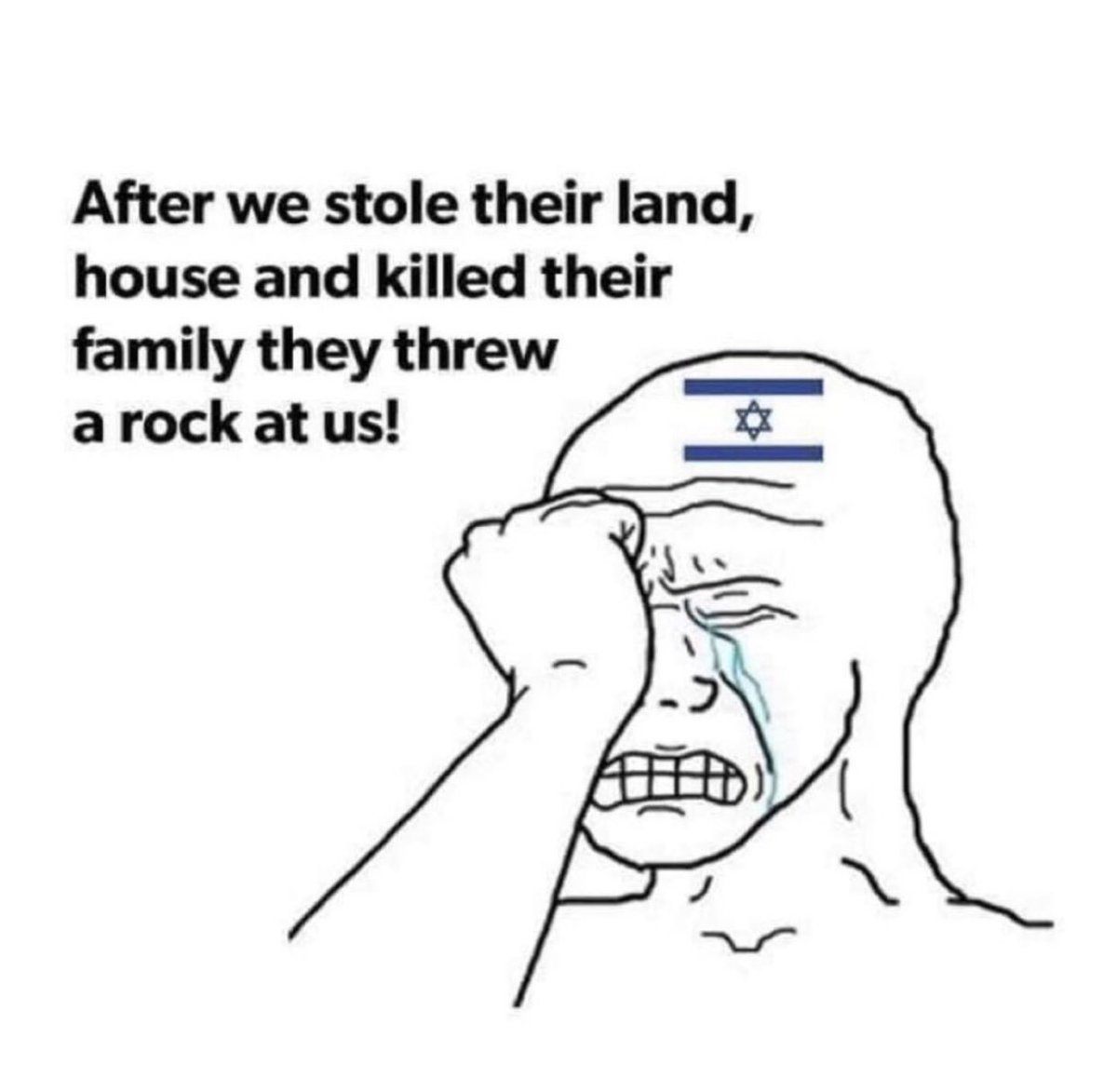 luan_kotori's tweet photo. israeli bandit forces invade Palestinian territory, attack Palestinian civilians with military grade weapons, murder a child, and wound 6 other people, leaving 3 in critical condition, and to top it of.
israelis complained at #UN for antisemitism asking why they throw rocks them. https://t.co/kJrCylYDOe