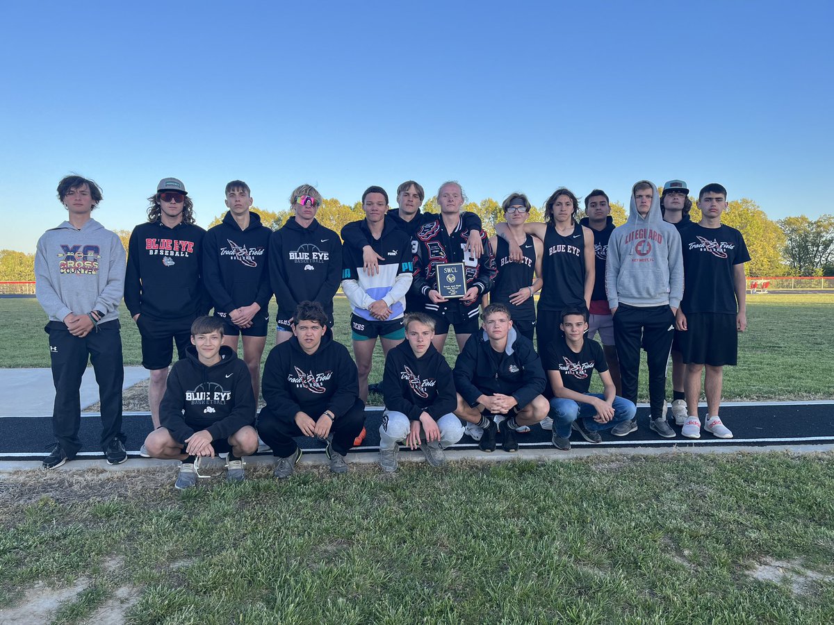 Our boys team took 1st as a team at the SWCL Meet today!🏆 Congratulations!!🥳