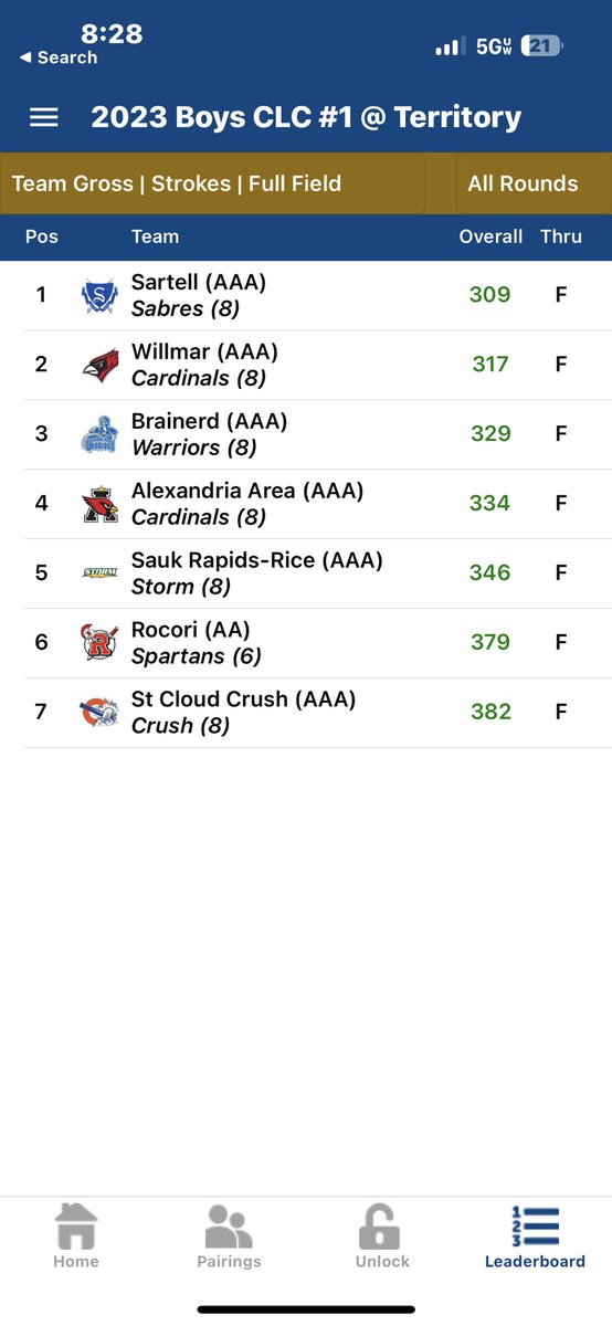 Cardinal Golf tweet media