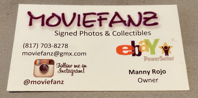 I don&rsquo;t sell autographed photos directly, but if you want an autographed photo of me, I sign for this