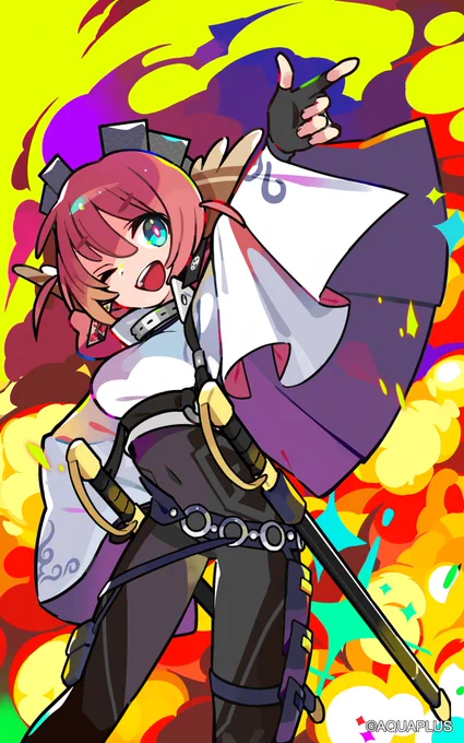 【お仕事告知】 うたわれるもの ロストフラグ様から 「五光招来」を描かせていただきましたー! よろしくお願いいたします!  #うたわれ #ロスフラ