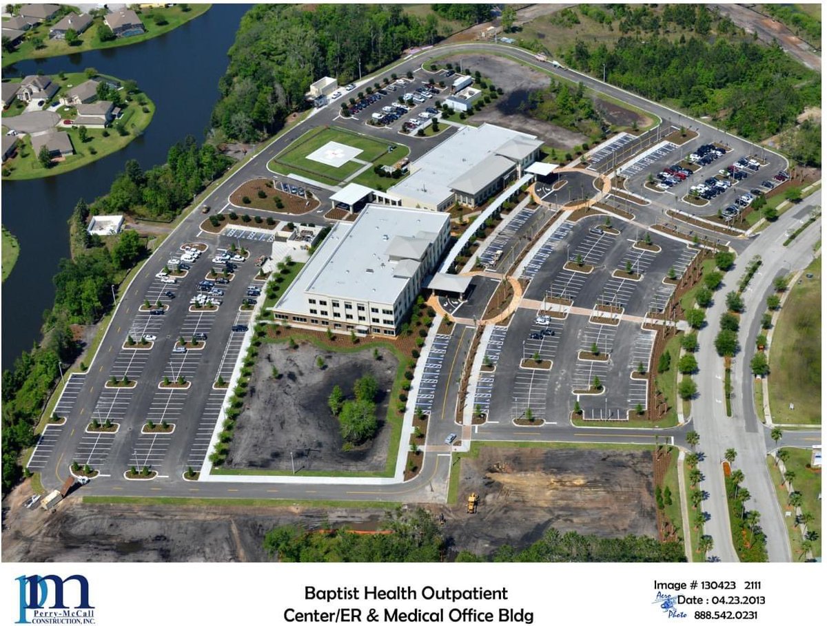 Today marks the 10th Anniversary of the opening of our #BaptistClay campus! On May 1st, 2013, we opened the very first free-standing ER in #ClayCounty. Below is a view of campus prior to opening. We're so #BaptistProud of how far we've come! Happy 10th Birthday, Baptist Clay!