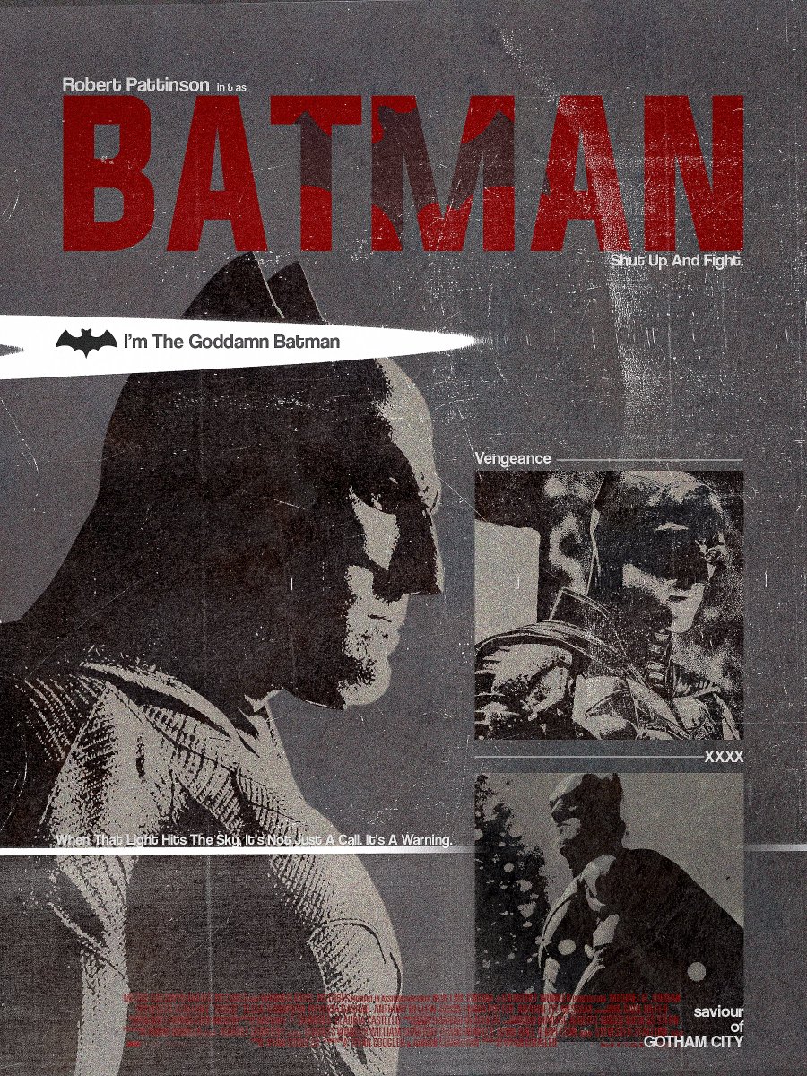 navetwets's tweet photo. Batman 🖤
Tried retro effect, I think I got to some point 😍
#grunge #effect #retrotype #batmanedit #batman @Photoshop @letsencreate #photoshop #poster #graphic #designer #art https://t.co/gq9wJZybCj