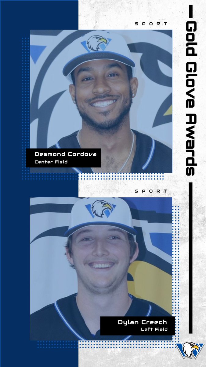 WBU Eagles (@wbueagles) on Twitter photo The Eagles were honored for their great outfield with Desmond Cordova and Dylan Creech each earning Gold Glove honors at the <a href="/AMCSports/">American Midwest Conference</a> awards banquet tonight! #WBUEagles #WingsUp The Eagles were honored for their great outfield with Desmond Cordova and Dylan Creech each earning Gold Glove honors at the <a href="/AMCSports/">American Midwest Conference</a> awards banquet tonight! #WBUEagles #WingsUp