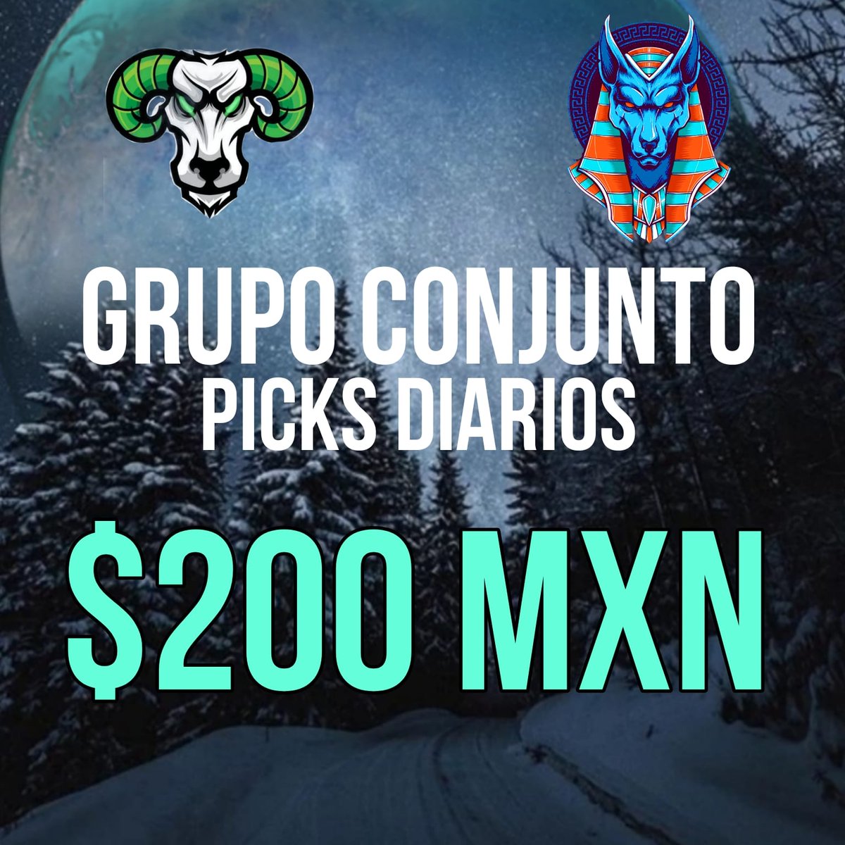 TheGoatPicks2's tweet photo. Platiqué con mi bro @picksAnubisMx y además de nuestros grupos premium individuales... Les estamos ofreciendo este grupo, donde daremos nuestras mejores jugadas diarias‼️ 

Quien guste puede ponerse en contacto conmigo o con @picksAnubisMx 

A darle bros 🙏❤️ https://t.co/b6Wg2u6PRU